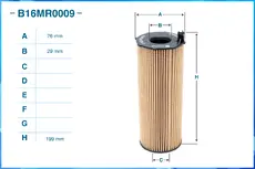 Фильтр масляный CWORKS B16MR0009