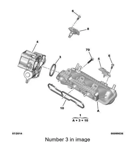 Уплотнитель 98 039 184 80 PSA