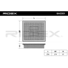 Воздушный фильтр 8A0301 RIDEX