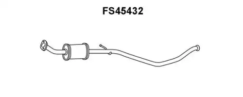 Предглушитель выхлопных газов FS45432 FAURECIA