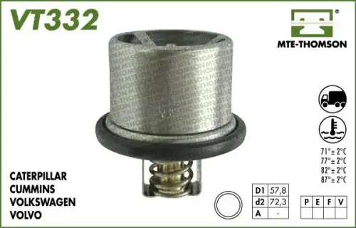Термостат системы охлаждения MTE-THOMSON VT332.86