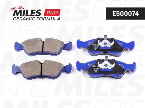 Тормозные колодки дисковые передняя ось MILES E500074