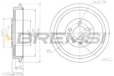 Тормозной барабан CR5500 BREMSI