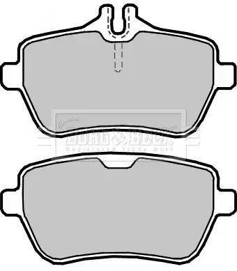 Тормозные колодки дисковые BORG&BECK BBP2366