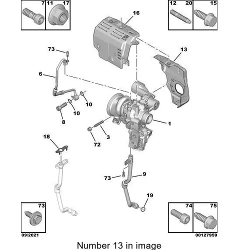 Прокладка коллектора PSA 98 177 924 80