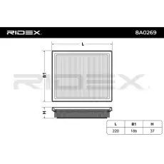 Воздушный фильтр 8A0269 RIDEX