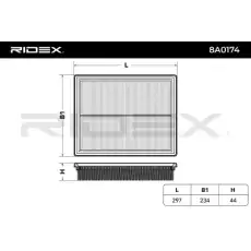 Воздушный фильтр 8A0174 RIDEX