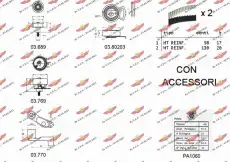 Комплект ремня ГРМ 04.5128PA2 AUTOKIT