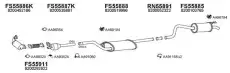 Система выпуска ОГ FS550485 FAURECIA