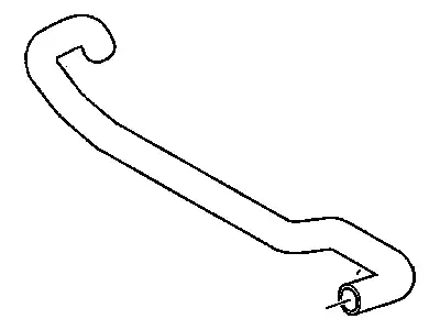 HOSE,RAD INL(INCLS 12) 10379176 HUMMER