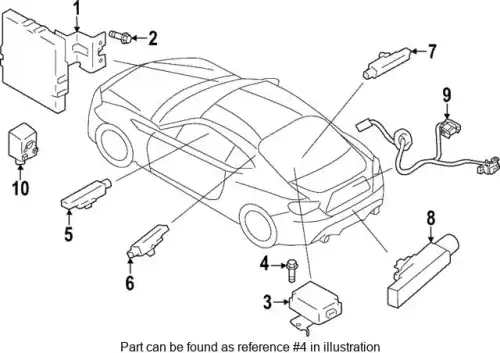 Фланцевый болт 901000459 SUBARU