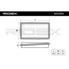 Воздушный фильтр 8A0394 RIDEX