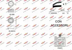 Комплект ремня ГРМ 04.5101PA AUTOKIT