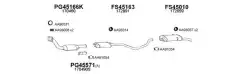 Система выпуска ОГ FS450322 FAURECIA