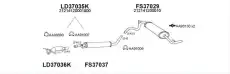 Система выпуска ОГ FS370015 FAURECIA