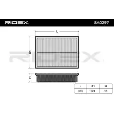 Воздушный фильтр 8A0297 RIDEX