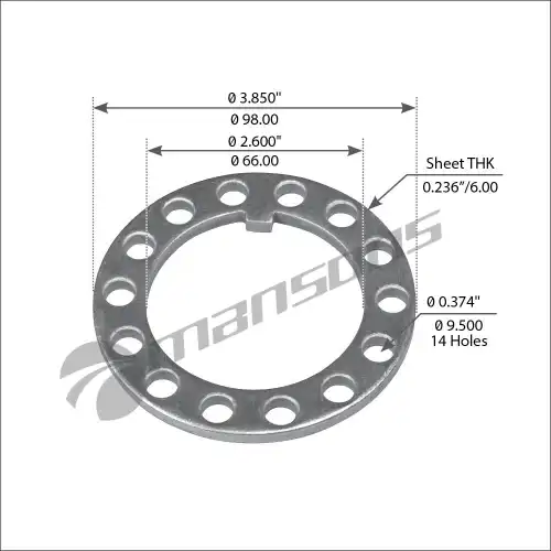 Шайба стопорная ROR / MANSONS 780.097