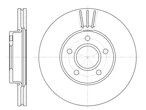 Тормозной диск NB018210V05F NEW BLOX