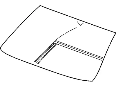 WINDSHIELD,(INCLS 3,6,14)(INCLS UPR MLDG) 25783546 CADILLAC