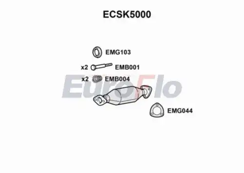 Катализатор ECSK5000 EUROFLO