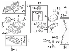 Поддон картера двигателя PORSCHE 9A710360300