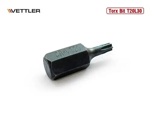 Бита Torx T20L30 длина 30 мм VETTLER