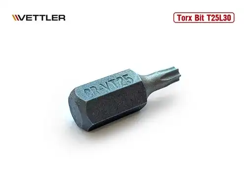 Бита Torx T25L30 длина 30 мм VETTLER