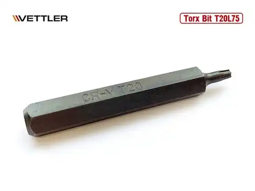 Бита Torx T20L75 длина 75 мм VETTLER