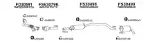 Система выпуска ОГ FS300084 FAURECIA