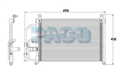 Конденсатор, кондиционер PL3696 PACO