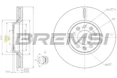 Тормозной диск CD7615V BREMSI