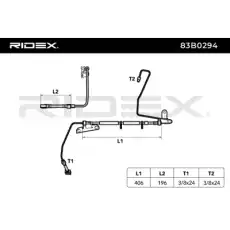 Тормозной шланг 83B0294 RIDEX