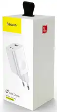 устройство зарядное! сетевое, 1xUSB QC3.0, белое\ CCALL-BX02 BASEUS
