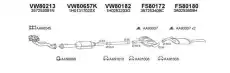 Система выпуска ОГ FS800152 FAURECIA