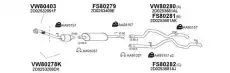 Система выпуска ОГ FS800109 FAURECIA