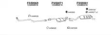Система выпуска ОГ FS500095 FAURECIA