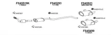 Система выпуска ОГ FS450494 FAURECIA