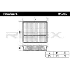 Воздушный фильтр 8A0165 RIDEX