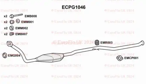 Катализатор ECPG1046 EUROFLO
