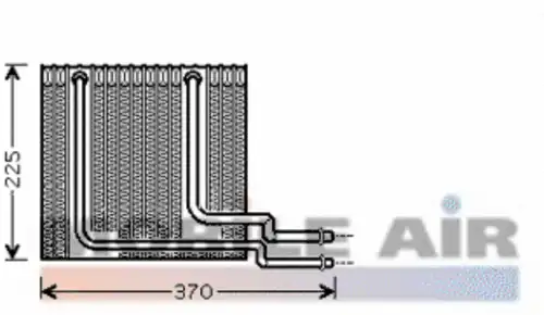 Испаритель кондиционера SCHLIECKMANN 6043V373