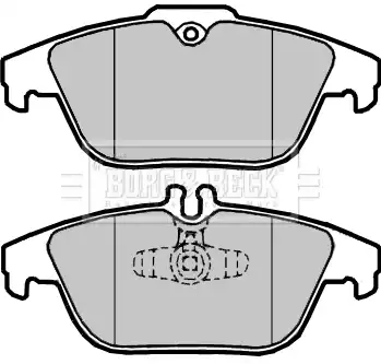 Тормозные колодки дисковые BORG&BECK BBP2418
