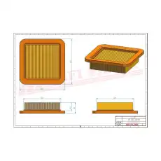 Фильтр воздушный HIFI SA 8701