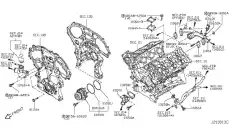 Патрубок отвода воды 11060JK00A NISSAN