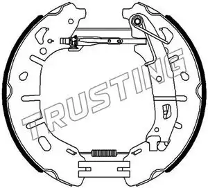 Комплект тормозных колодок 6459 TRUSTING