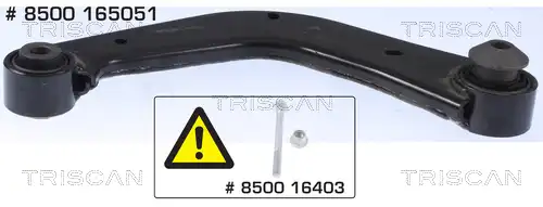 Рычаг подвески TRISCAN 8500 165051