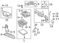 RESONATOR,A/CL OTLT(INCLS 6,7,16) 23334033 BUICK