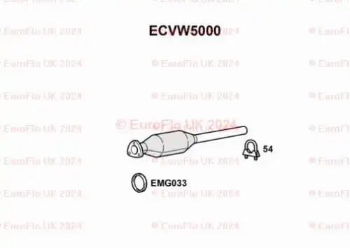 Катализатор ECVW5000 EUROFLO