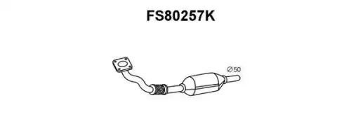 Катализатор FS80257K FAURECIA