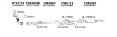 Система выпуска ОГ FS800149 FAURECIA