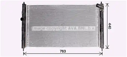 Радиатор системы охлаждения двигателя AVA MT2276